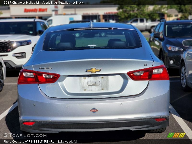 Arctic Blue Metallic / Jet Black 2017 Chevrolet Malibu LT