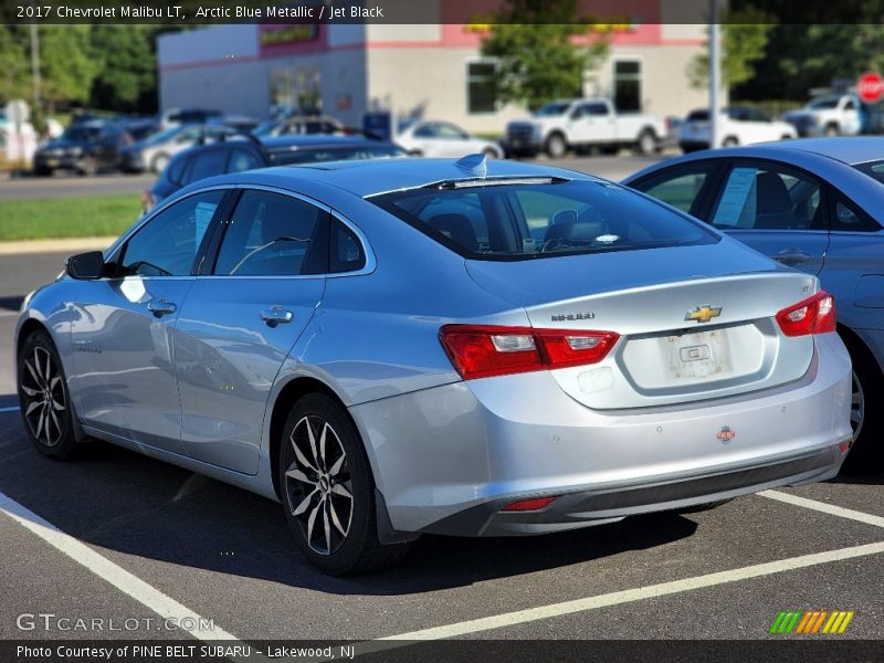 Arctic Blue Metallic / Jet Black 2017 Chevrolet Malibu LT