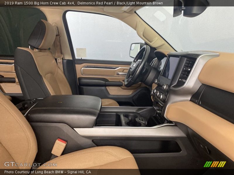 Delmonico Red Pearl / Black/Light Mountain Brown 2019 Ram 1500 Big Horn Crew Cab 4x4