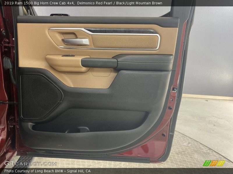 Delmonico Red Pearl / Black/Light Mountain Brown 2019 Ram 1500 Big Horn Crew Cab 4x4