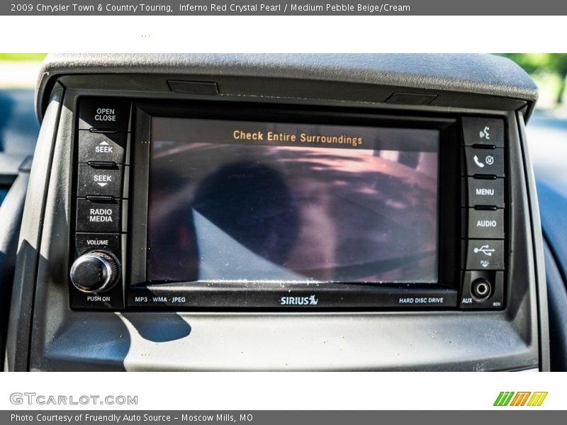 Inferno Red Crystal Pearl / Medium Pebble Beige/Cream 2009 Chrysler Town & Country Touring