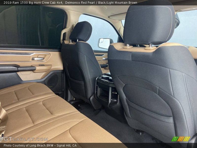 Delmonico Red Pearl / Black/Light Mountain Brown 2019 Ram 1500 Big Horn Crew Cab 4x4
