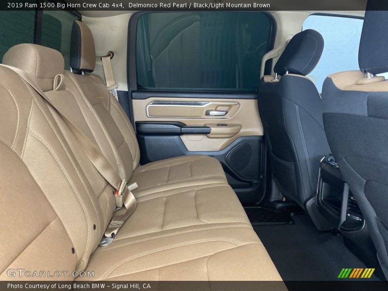 Delmonico Red Pearl / Black/Light Mountain Brown 2019 Ram 1500 Big Horn Crew Cab 4x4