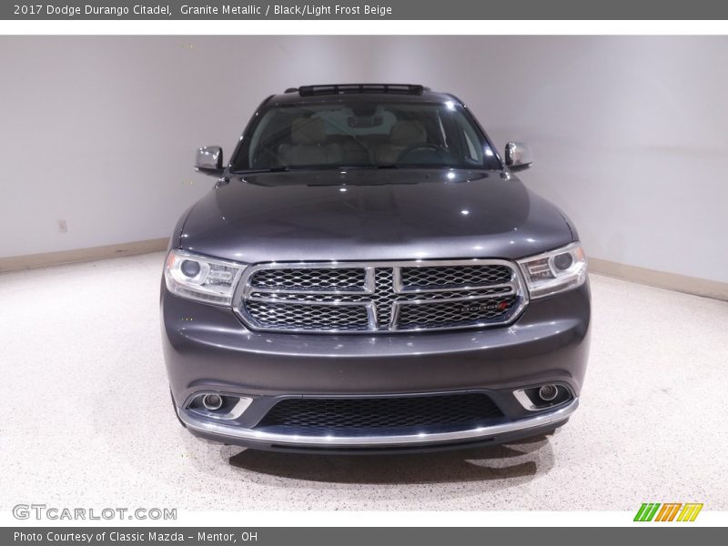 Granite Metallic / Black/Light Frost Beige 2017 Dodge Durango Citadel