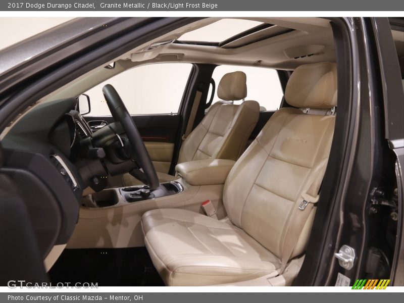 Front Seat of 2017 Durango Citadel