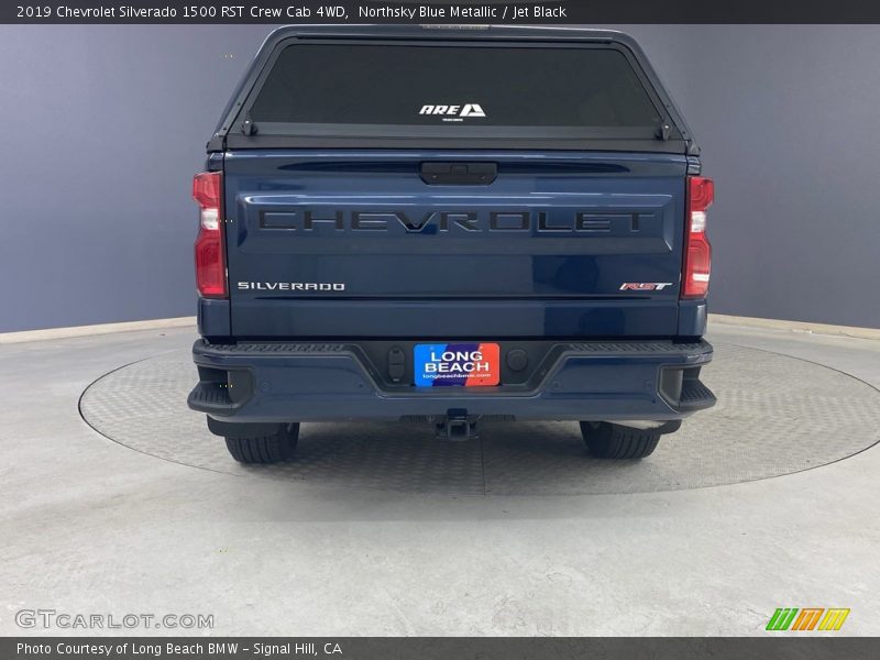 Northsky Blue Metallic / Jet Black 2019 Chevrolet Silverado 1500 RST Crew Cab 4WD