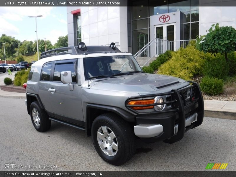 Silver Fresco Metallic / Dark Charcoal 2010 Toyota FJ Cruiser 4WD