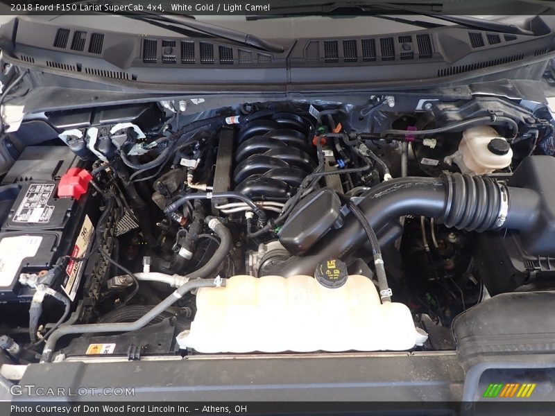  2018 F150 Lariat SuperCab 4x4 Engine - 5.0 Liter DI DOHC 32-Valve Ti-VCT E85 V8