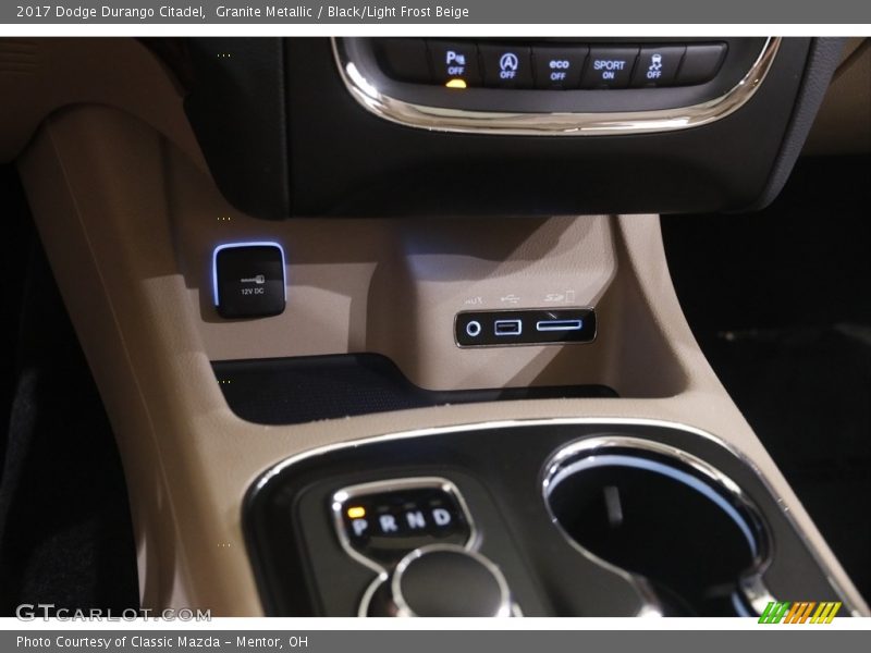 Granite Metallic / Black/Light Frost Beige 2017 Dodge Durango Citadel