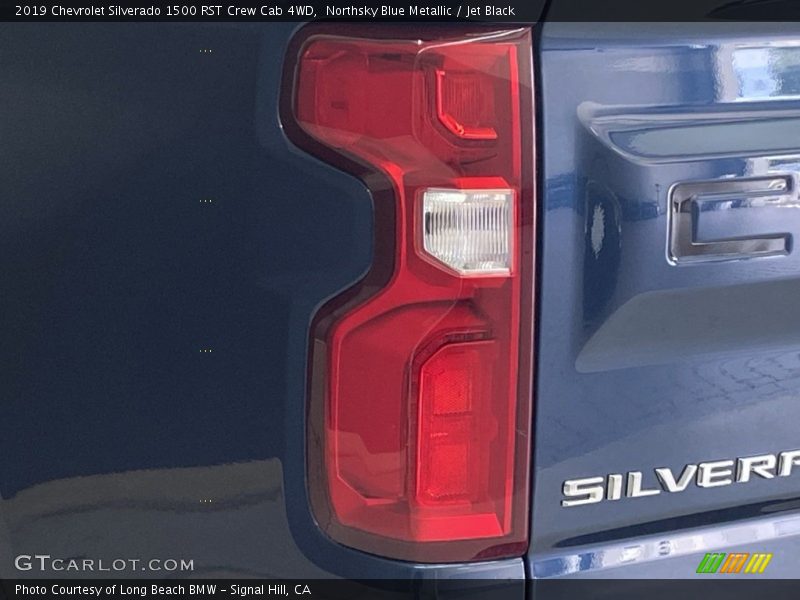 Northsky Blue Metallic / Jet Black 2019 Chevrolet Silverado 1500 RST Crew Cab 4WD