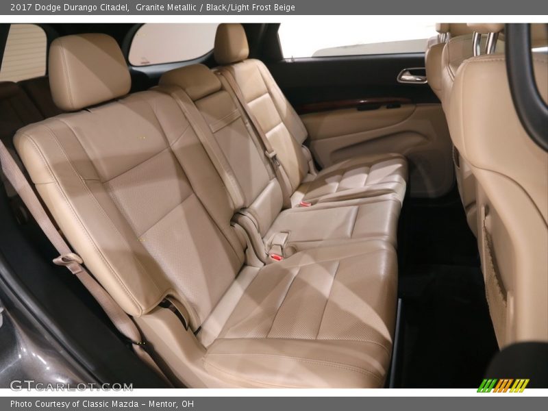 Rear Seat of 2017 Durango Citadel