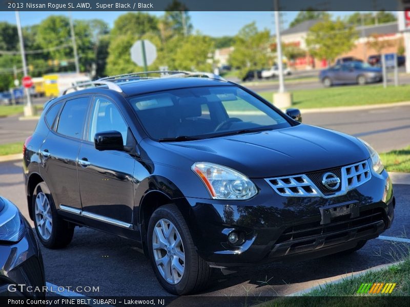 Super Black / Black 2013 Nissan Rogue SL AWD