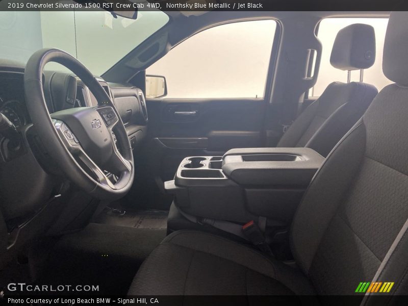 Northsky Blue Metallic / Jet Black 2019 Chevrolet Silverado 1500 RST Crew Cab 4WD