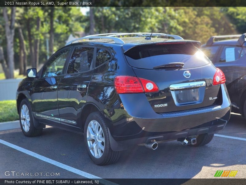 Super Black / Black 2013 Nissan Rogue SL AWD