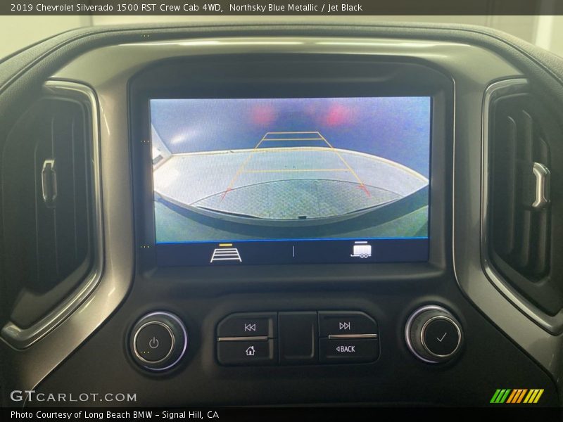 Northsky Blue Metallic / Jet Black 2019 Chevrolet Silverado 1500 RST Crew Cab 4WD