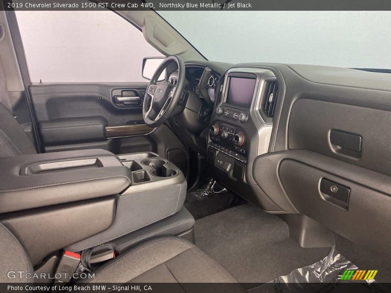 Northsky Blue Metallic / Jet Black 2019 Chevrolet Silverado 1500 RST Crew Cab 4WD