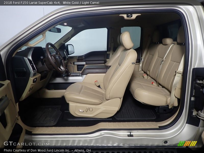  2018 F150 Lariat SuperCab 4x4 Light Camel Interior