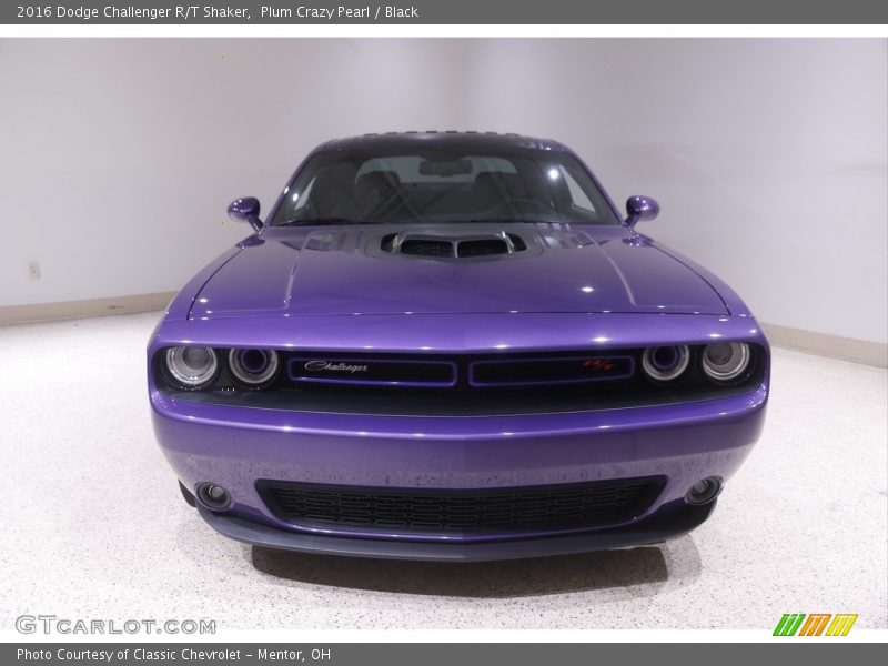 Plum Crazy Pearl / Black 2016 Dodge Challenger R/T Shaker
