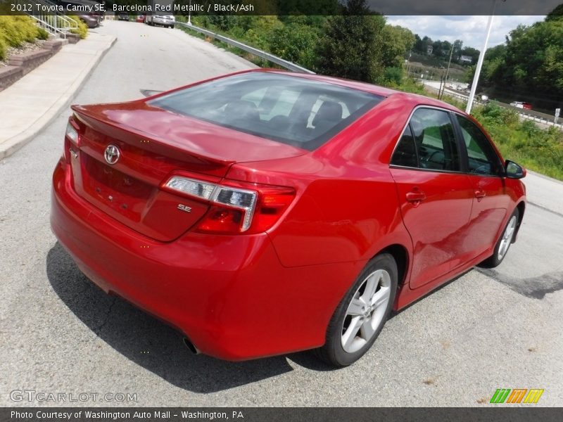 Barcelona Red Metallic / Black/Ash 2012 Toyota Camry SE