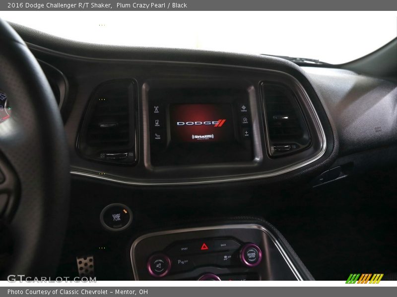 Plum Crazy Pearl / Black 2016 Dodge Challenger R/T Shaker