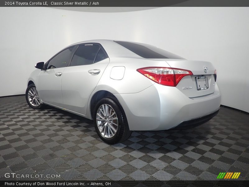 Classic Silver Metallic / Ash 2014 Toyota Corolla LE