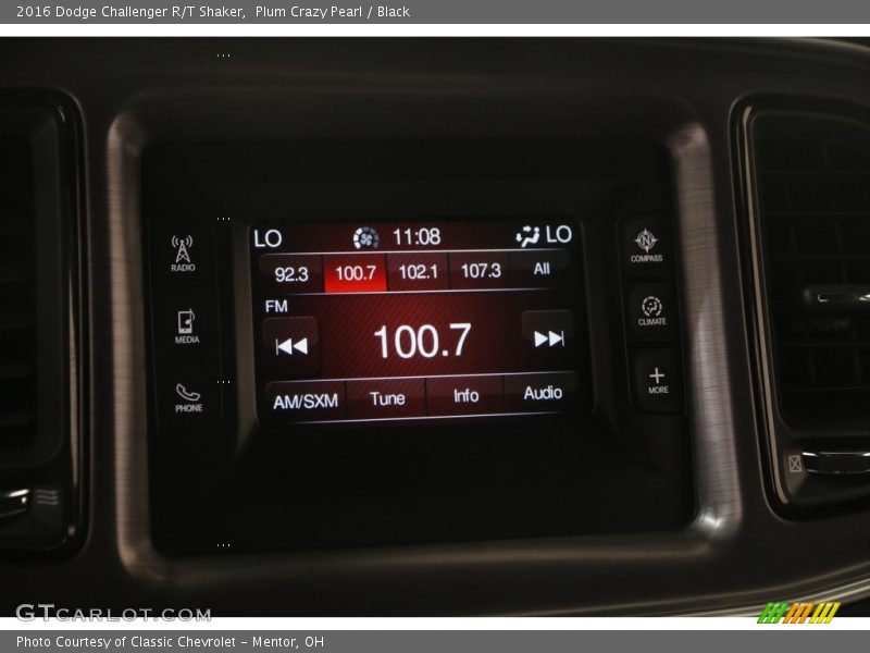 Plum Crazy Pearl / Black 2016 Dodge Challenger R/T Shaker