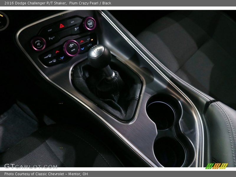 Plum Crazy Pearl / Black 2016 Dodge Challenger R/T Shaker