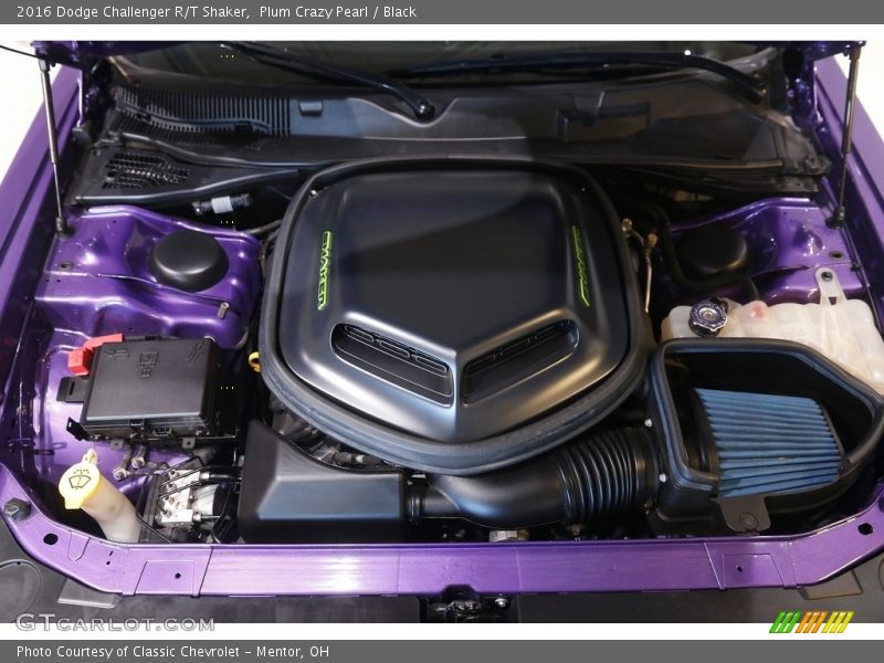 Plum Crazy Pearl / Black 2016 Dodge Challenger R/T Shaker