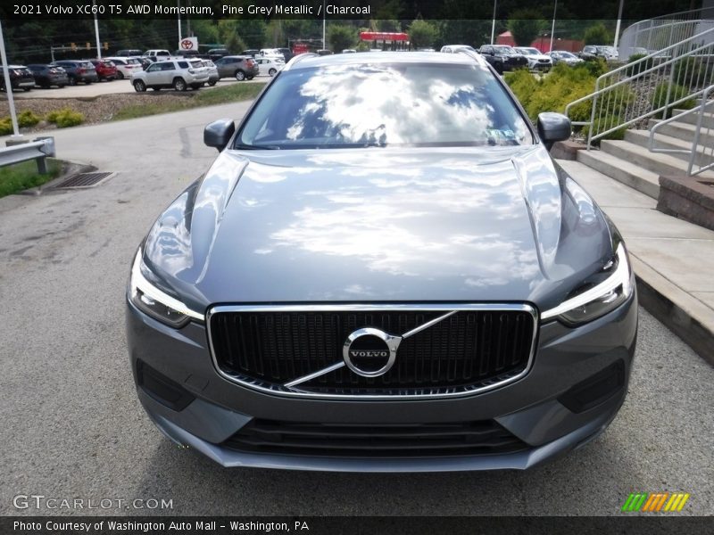 Pine Grey Metallic / Charcoal 2021 Volvo XC60 T5 AWD Momentum