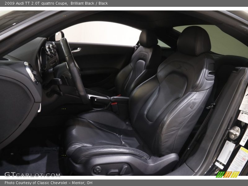 Brilliant Black / Black 2009 Audi TT 2.0T quattro Coupe