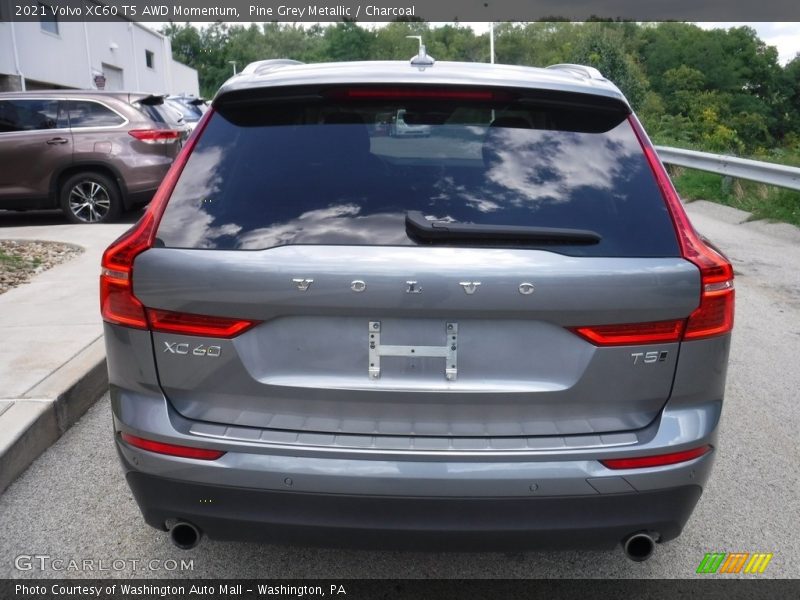 Pine Grey Metallic / Charcoal 2021 Volvo XC60 T5 AWD Momentum