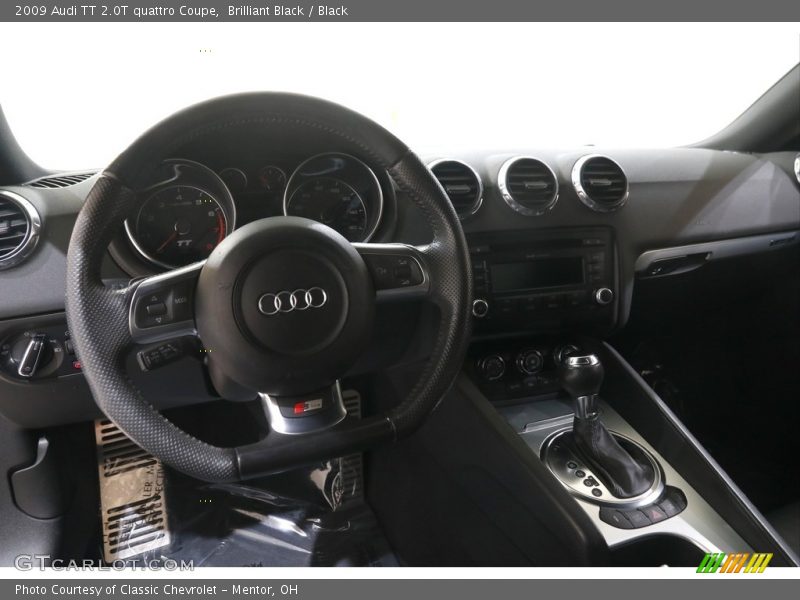 Brilliant Black / Black 2009 Audi TT 2.0T quattro Coupe