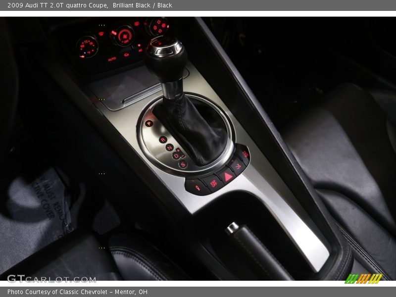 Brilliant Black / Black 2009 Audi TT 2.0T quattro Coupe