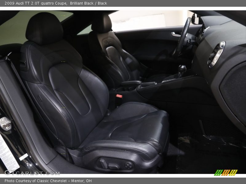 Brilliant Black / Black 2009 Audi TT 2.0T quattro Coupe