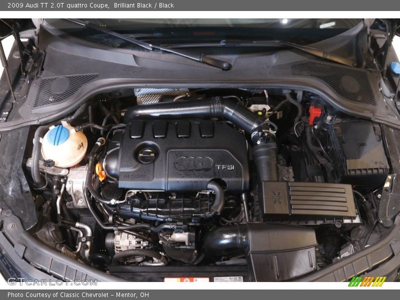 Brilliant Black / Black 2009 Audi TT 2.0T quattro Coupe