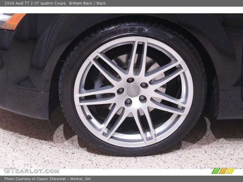 Brilliant Black / Black 2009 Audi TT 2.0T quattro Coupe