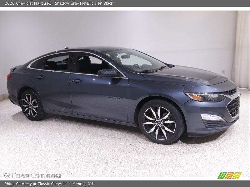 Shadow Gray Metallic / Jet Black 2020 Chevrolet Malibu RS