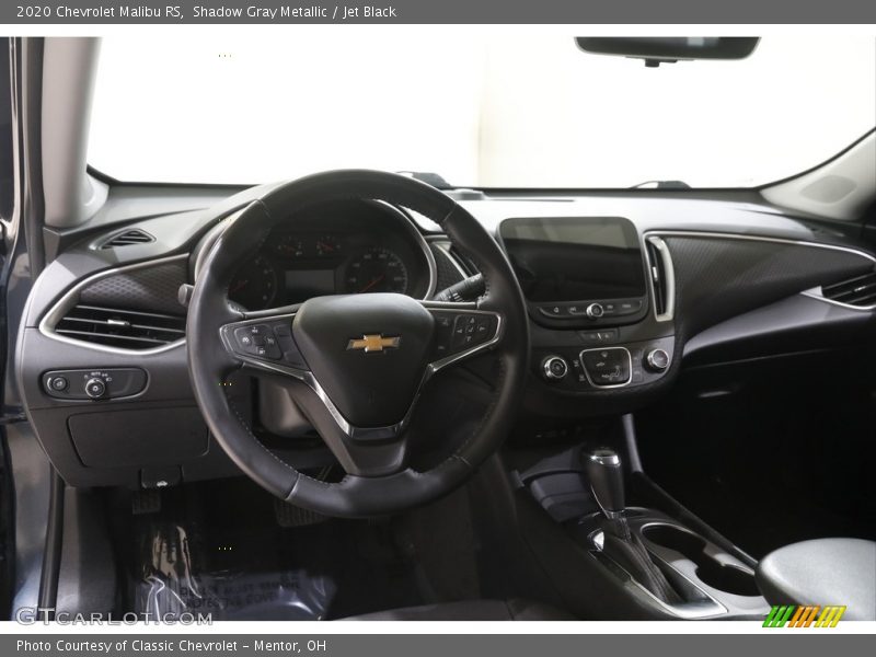 Shadow Gray Metallic / Jet Black 2020 Chevrolet Malibu RS
