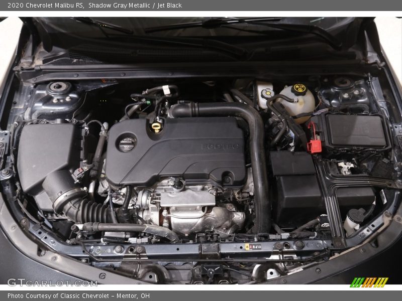 Shadow Gray Metallic / Jet Black 2020 Chevrolet Malibu RS