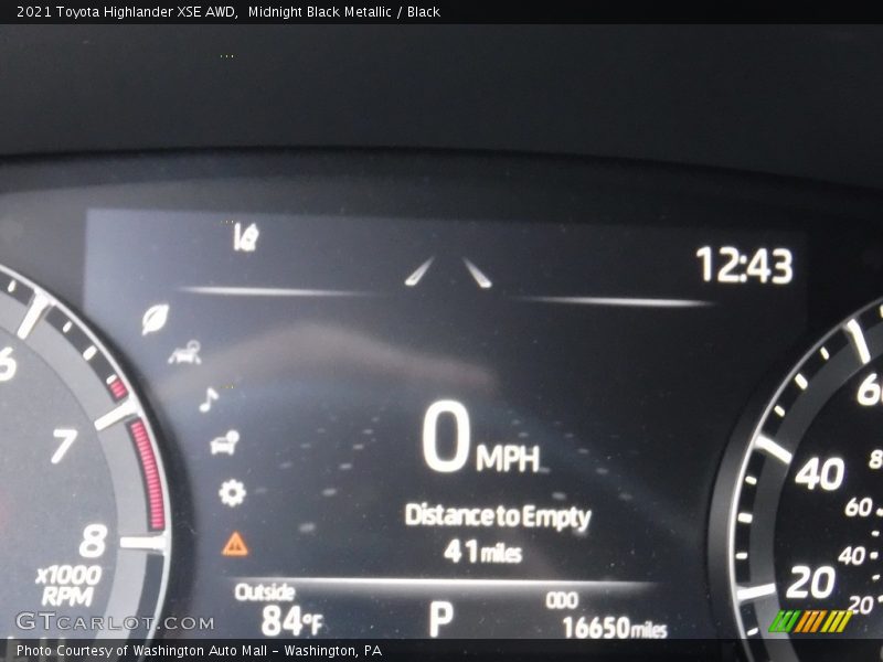 Midnight Black Metallic / Black 2021 Toyota Highlander XSE AWD