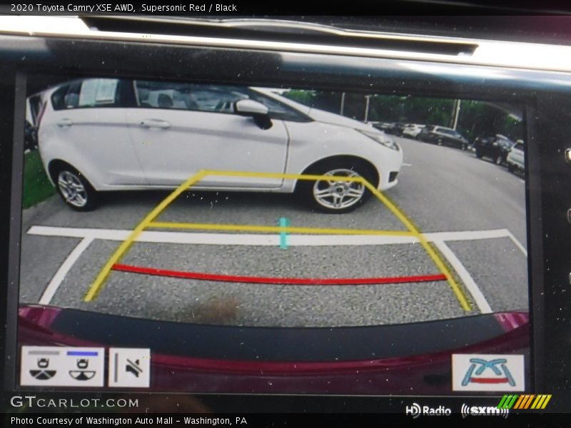 Supersonic Red / Black 2020 Toyota Camry XSE AWD