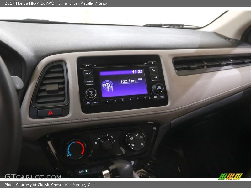 Lunar Silver Metallic / Gray 2017 Honda HR-V LX AWD