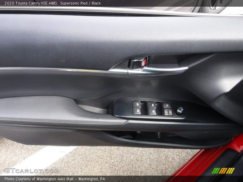 Supersonic Red / Black 2020 Toyota Camry XSE AWD