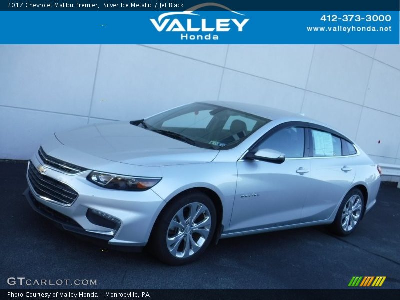 Silver Ice Metallic / Jet Black 2017 Chevrolet Malibu Premier