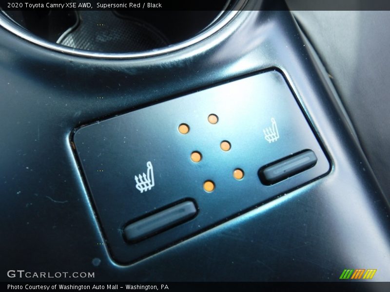 Supersonic Red / Black 2020 Toyota Camry XSE AWD