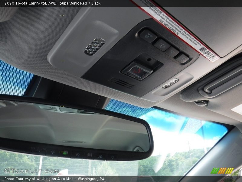 Supersonic Red / Black 2020 Toyota Camry XSE AWD