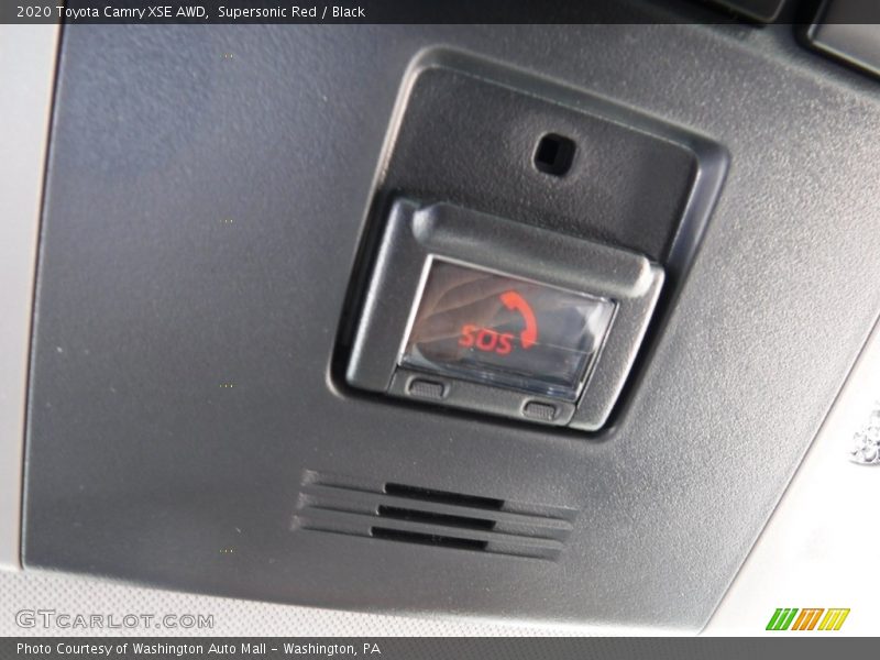 Supersonic Red / Black 2020 Toyota Camry XSE AWD