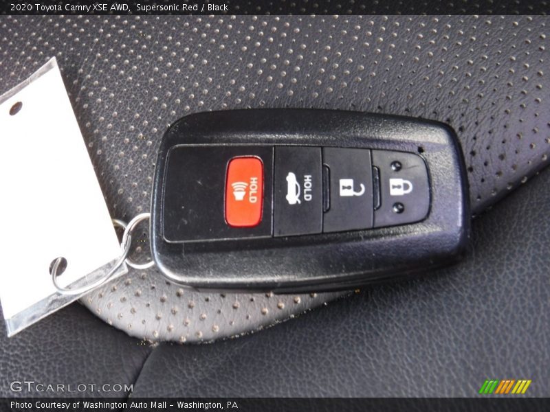 Supersonic Red / Black 2020 Toyota Camry XSE AWD