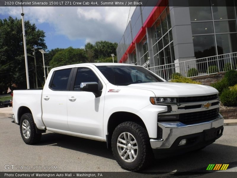 Summit White / Jet Black 2020 Chevrolet Silverado 1500 LT Z71 Crew Cab 4x4