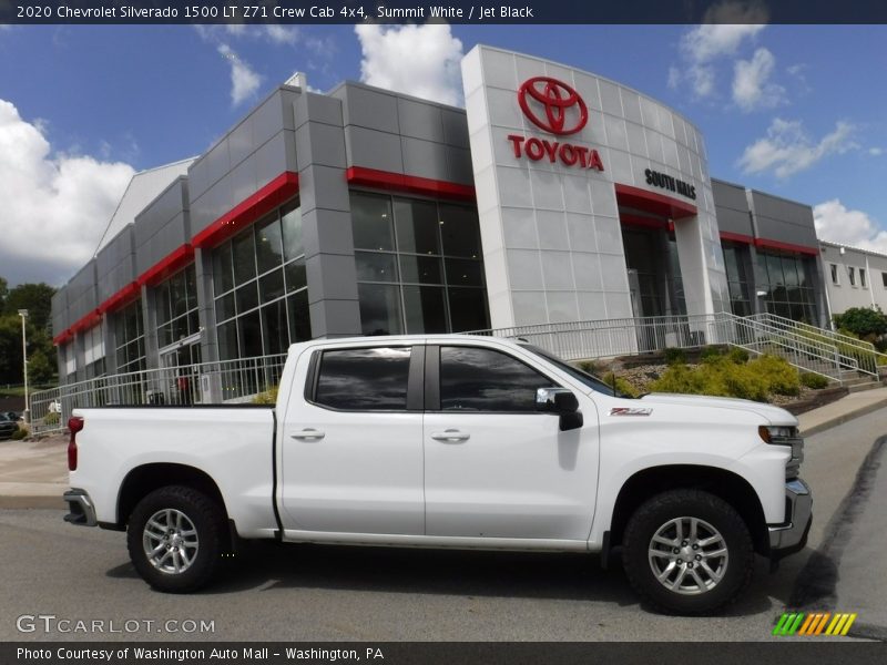 Summit White / Jet Black 2020 Chevrolet Silverado 1500 LT Z71 Crew Cab 4x4